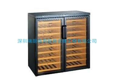 雙門(mén)恒溫紅酒展示柜
